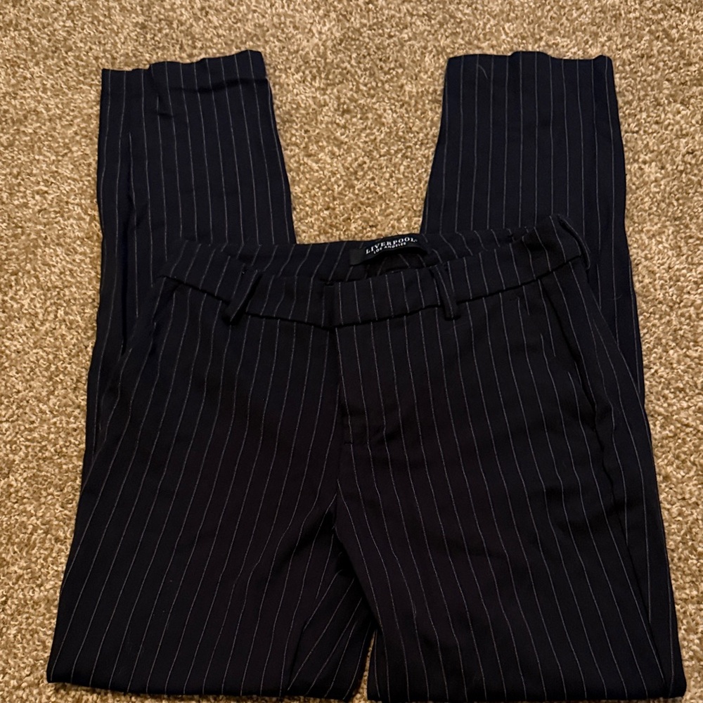 Liverpool Striped Dress Pants